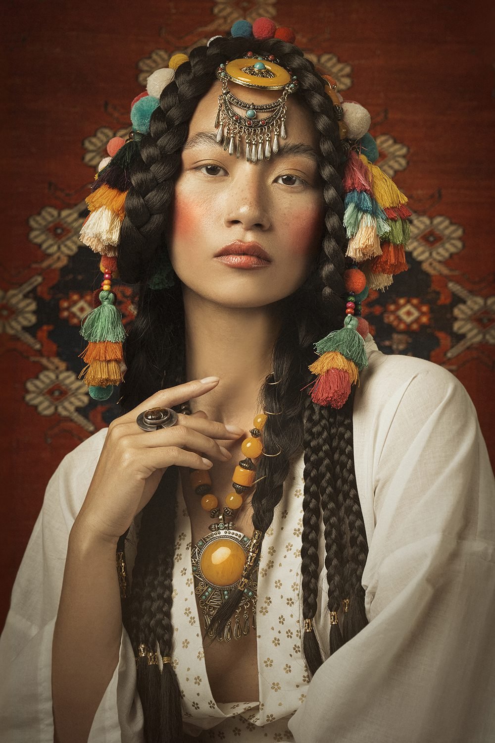 TIBETAN GIRL Studio Idan Art And Photography