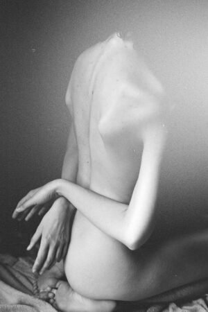 Le silence de l'ange - Tirage d'art - femme nue de dos
